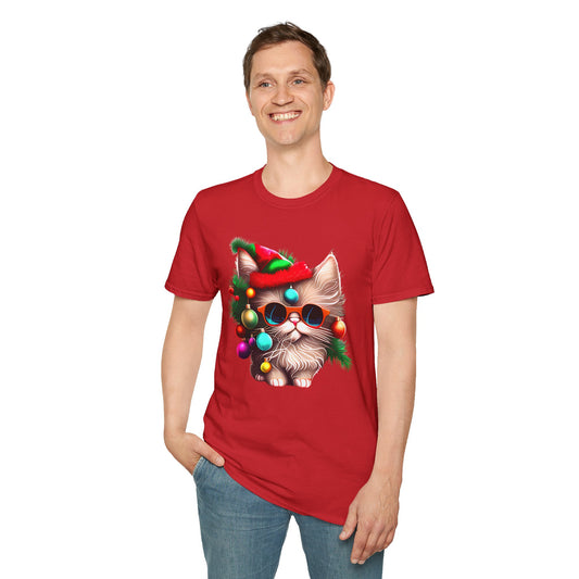 Christmas Tree Kitten T-shirt