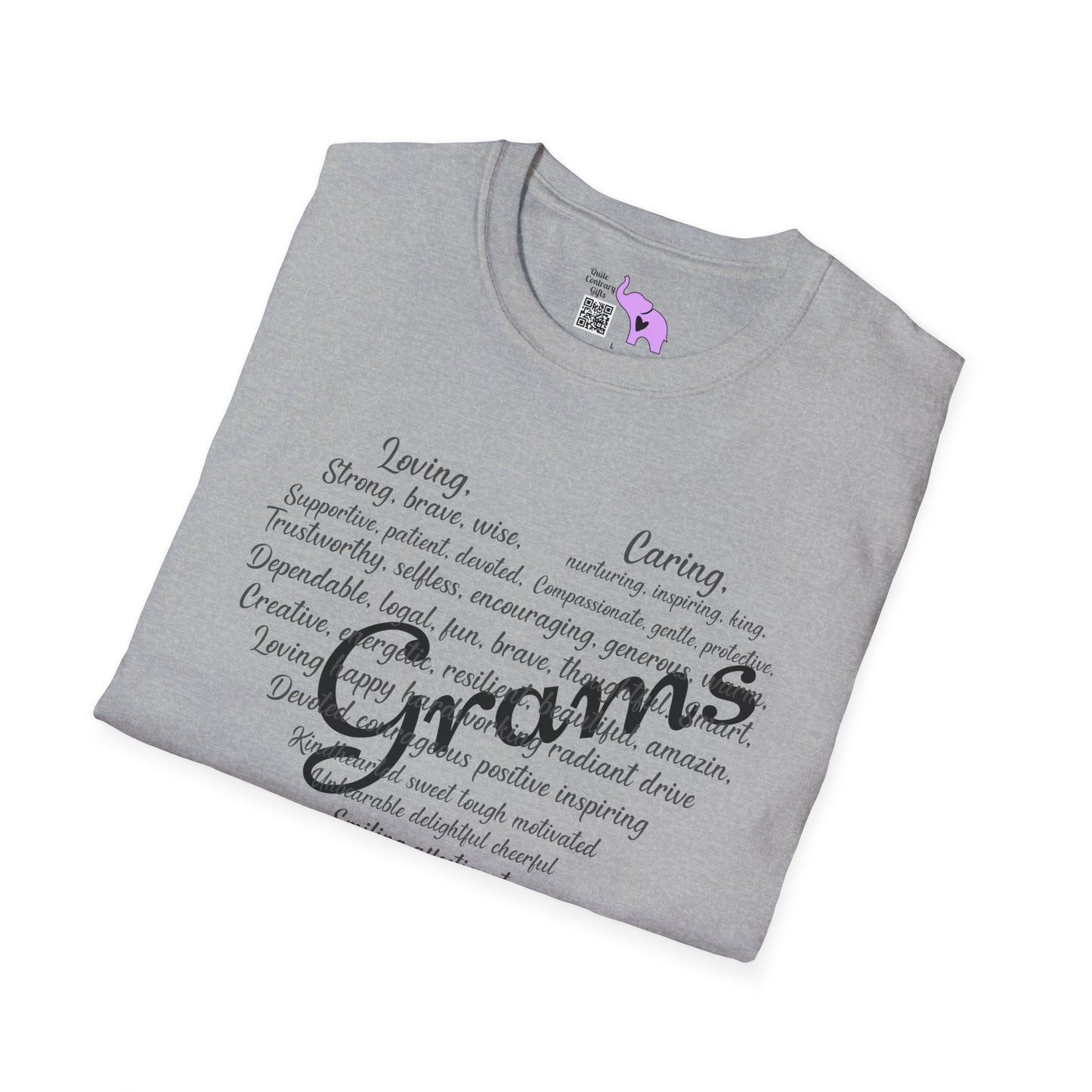 Grams Descriptive Words Adult T-shirt