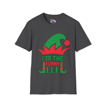 I'm The Funny Elf Adult T-shirt (Custom Name Available!)