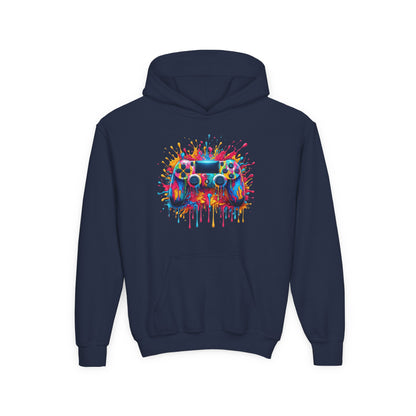 Colorful Game Controller Youth Hoodie