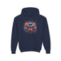 Colorful Game Controller Youth Hoodie
