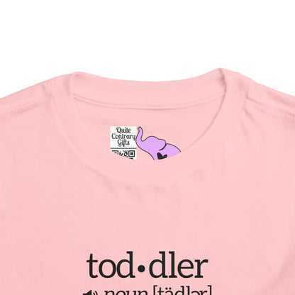 Funny Toddler Definition Toddler Tee