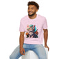 Cute Colorful Kitten in Flowers 3 T-shirt