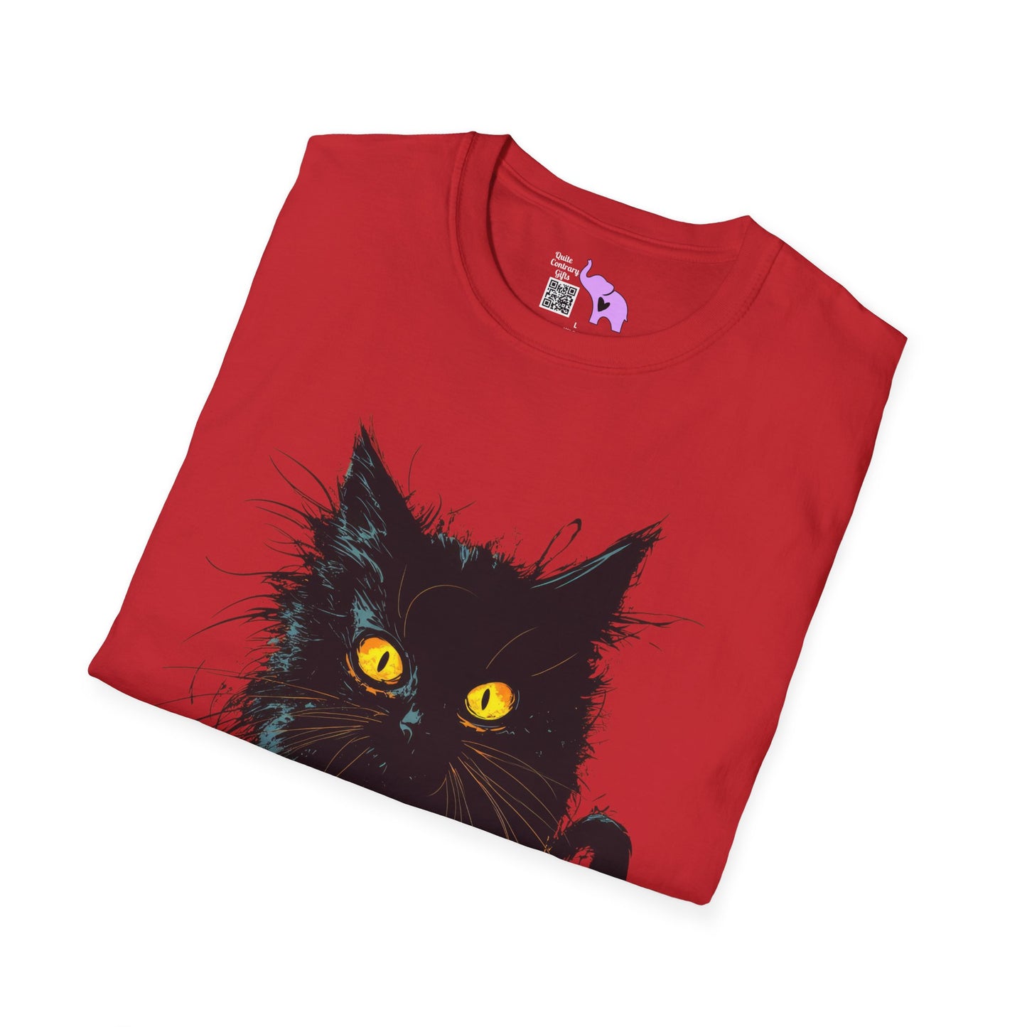Black Kitten Adult T-shirt
