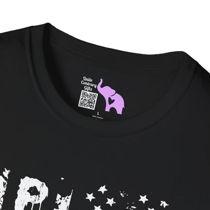 American Proud (Vertical Flag) Adult T-shirt