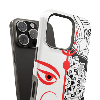 Goddess Durga Mata w/Manala MagSafe® Compatible Tough Case for iPhone