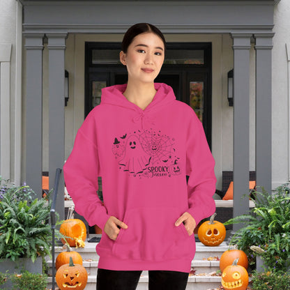 Spooky Season (Ghosts & Spider Webs) Heavy Blend™ Hooded Sweatshirt