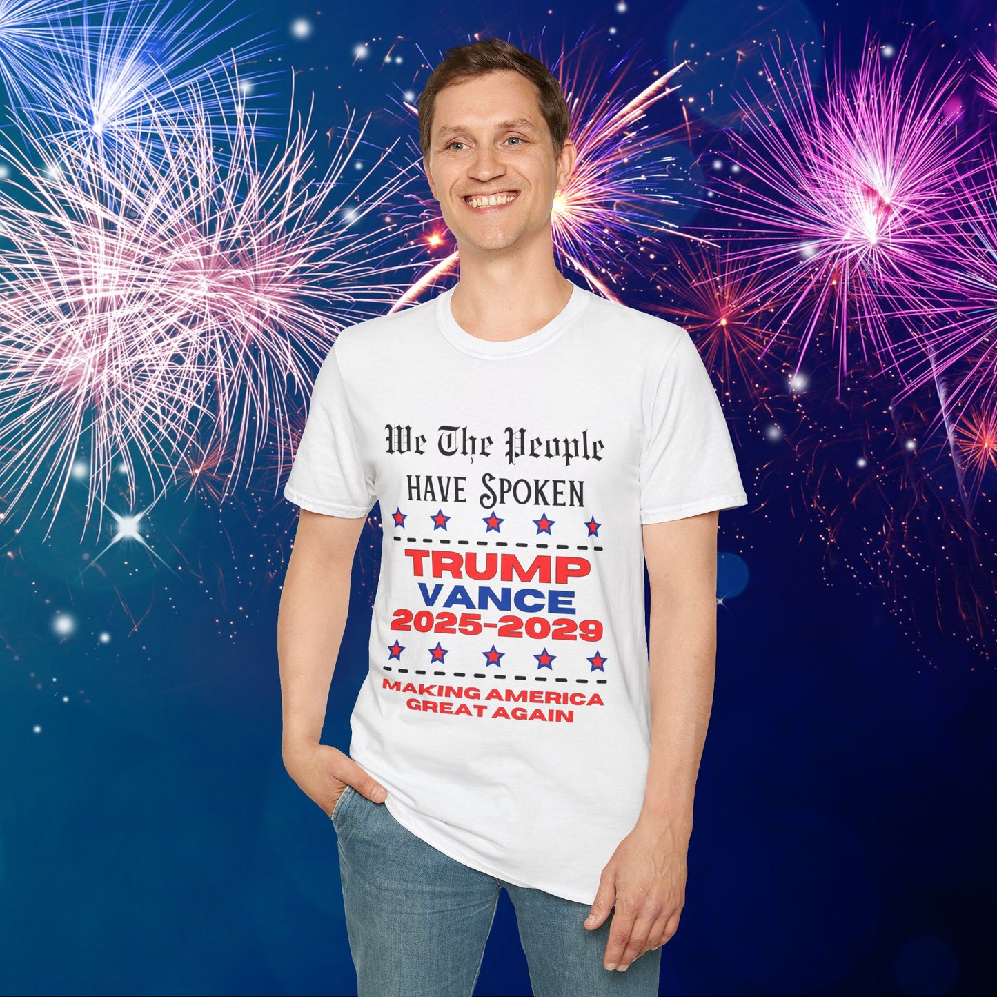 We The People Have Spoken Trump/Vance 2025-2029 Adult T-shirt