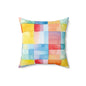 Mosaic Meadows Throw Pillow