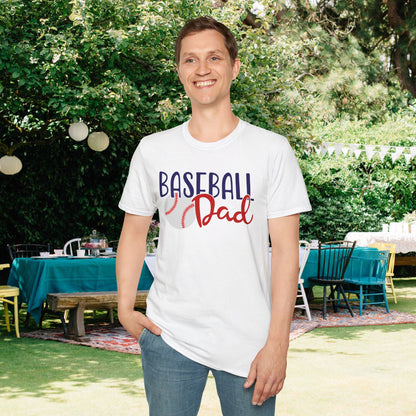 Baseball Dad Adult T-shirt