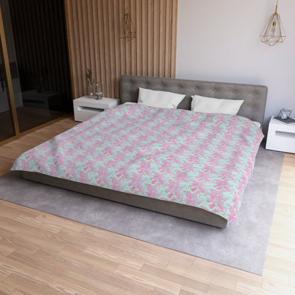 Berry Sorbet Camo Microfiber Duvet Cover