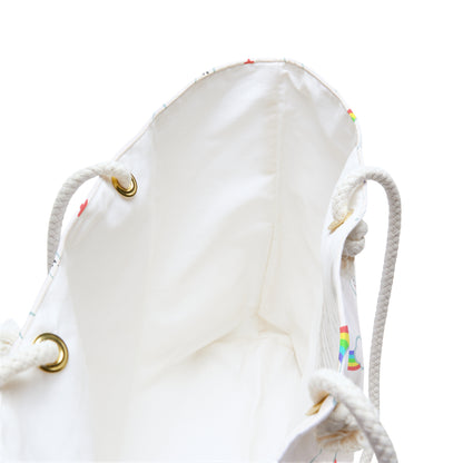 Rainbow Smiles & Stars Weekender Bag