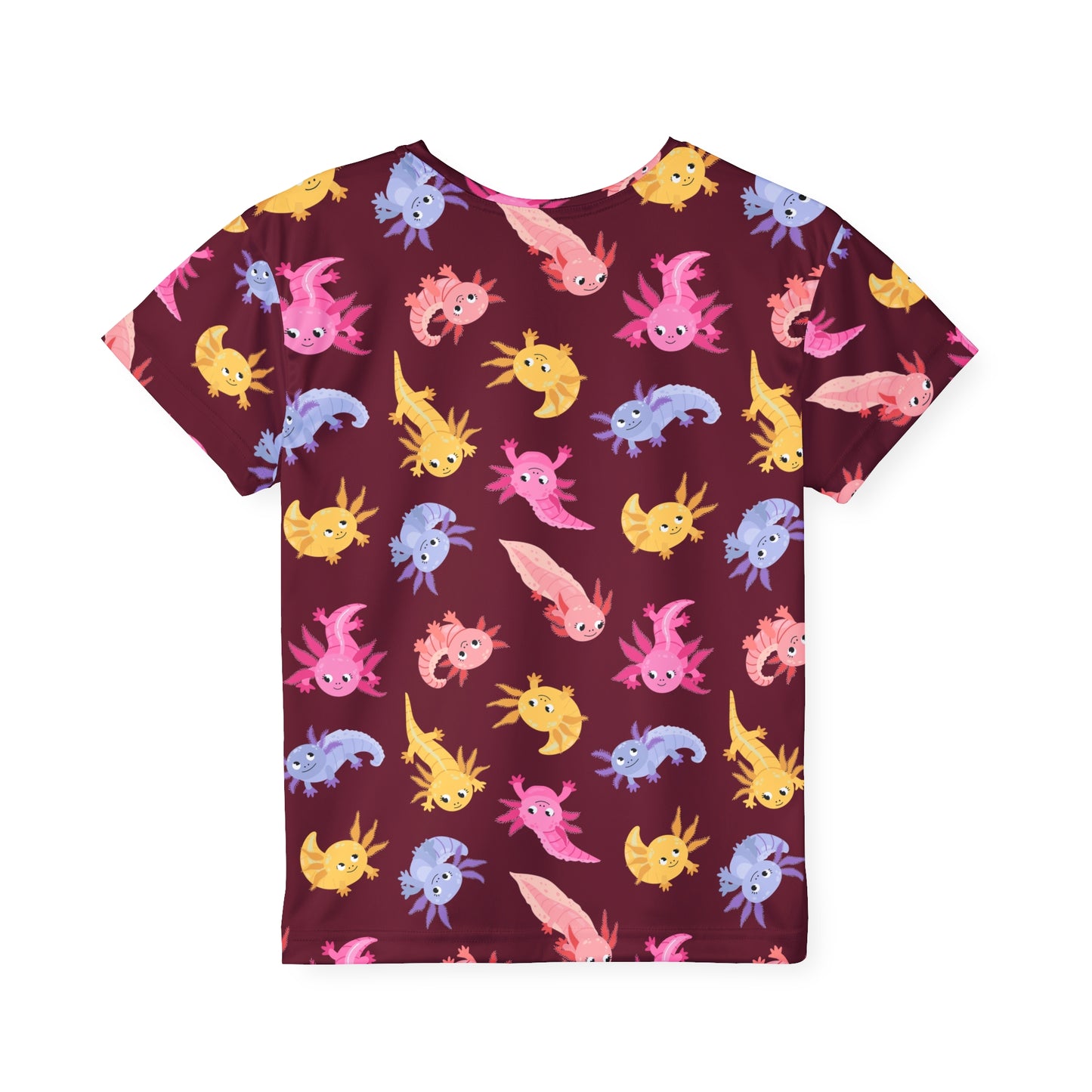 Crimson Axolotls Kids T-Shirt