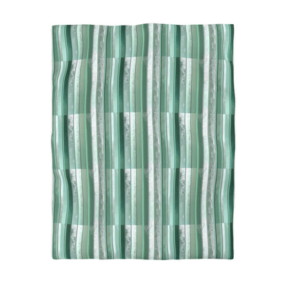 Seafoam Glass Microfiber Duvet Cover