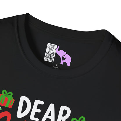 Dear Santa He Is The Naughty One Adult T-shirt