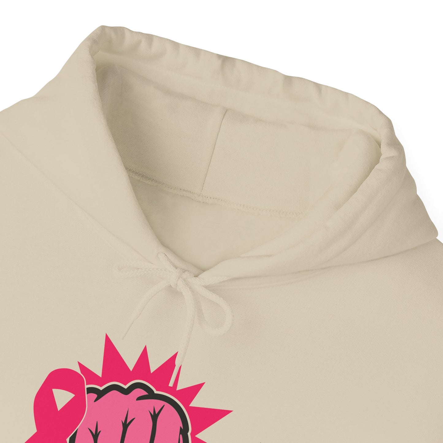 Breast Cancer Warrior Punch Adult Heavy Blend™ Hoodie