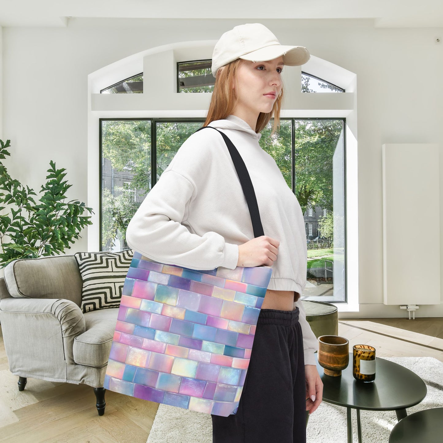 Cloudbound Panels Canvas Tote Bag