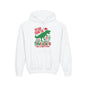 Dear Santa Please Bring a Dinosaur for Christmas Youth Hoodie