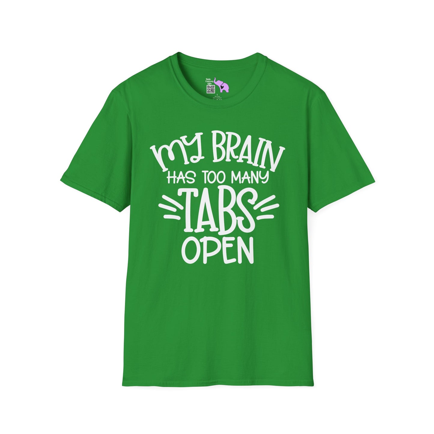 My Brain Has Too Many Tabs Open Adult T-shirt