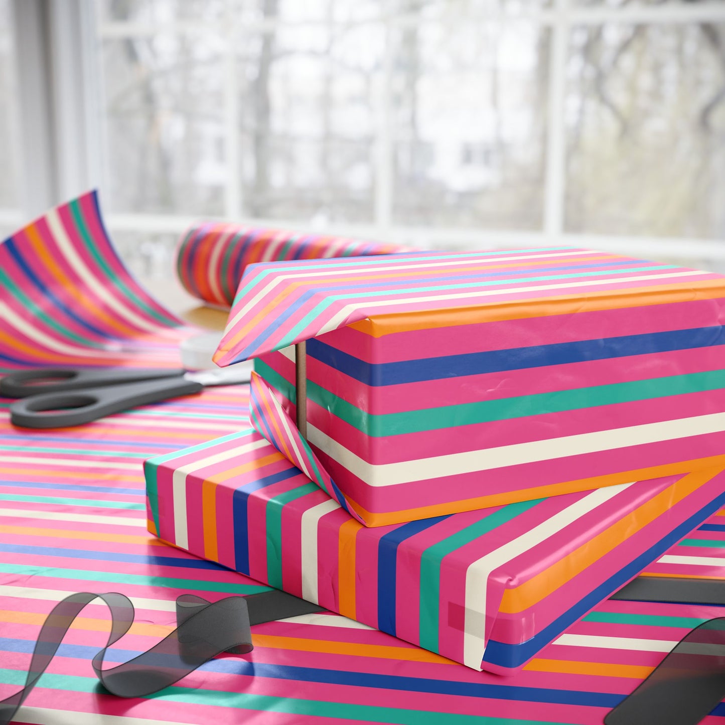 Striped Delight Wrapping Paper