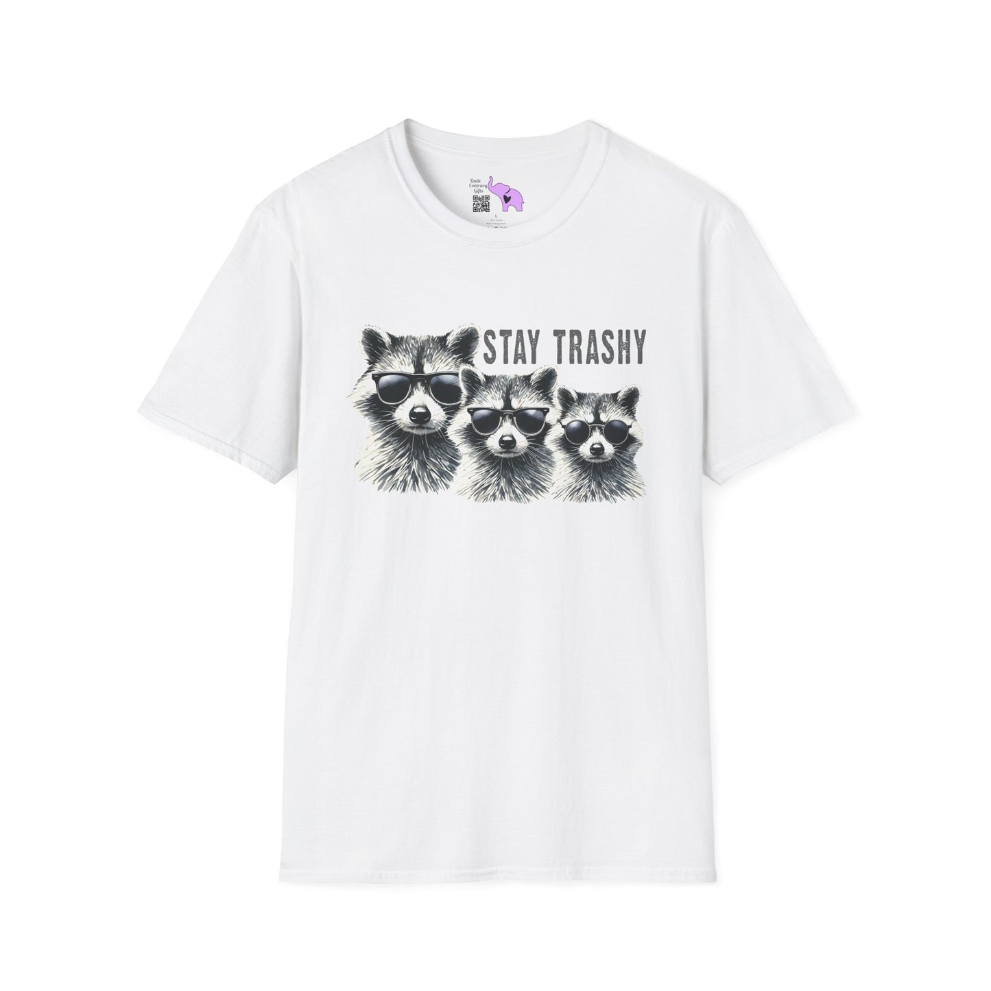 Stay Trashy (Racoon) Adult T-shirt