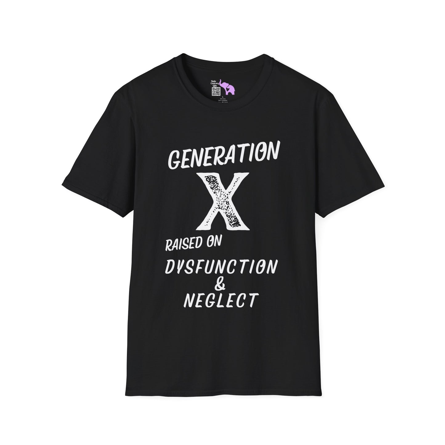GenX Dysfunction & Neglect Adult T-shirt