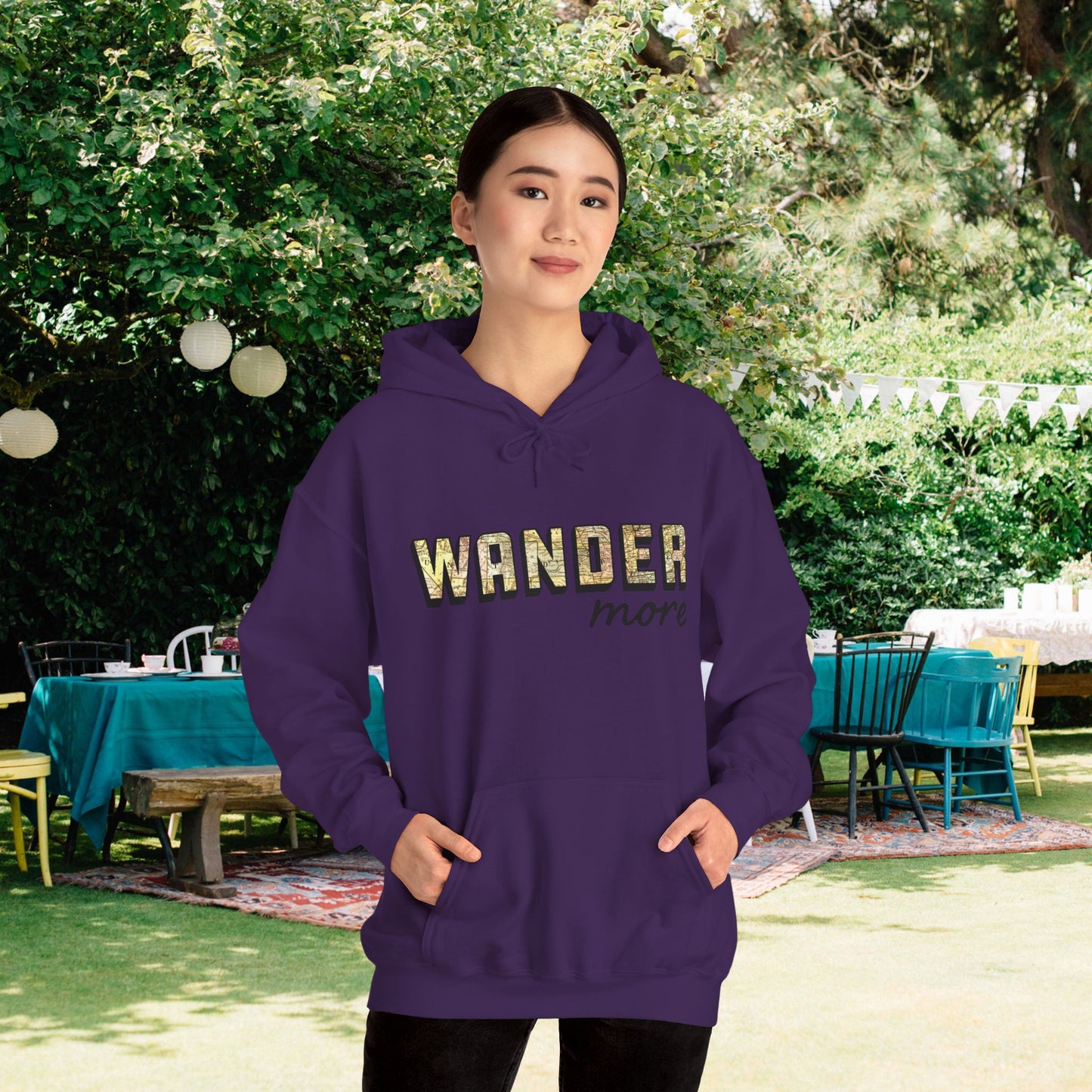 Wander More Heavy Blend™ Hooded Sweatshirt