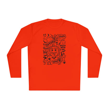 Spooky Scary Halloween Y'all Adult Long Sleeve Tee