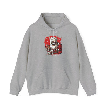 Angry Santa Adult Heavy Blend™ Hooded Sweatshirt