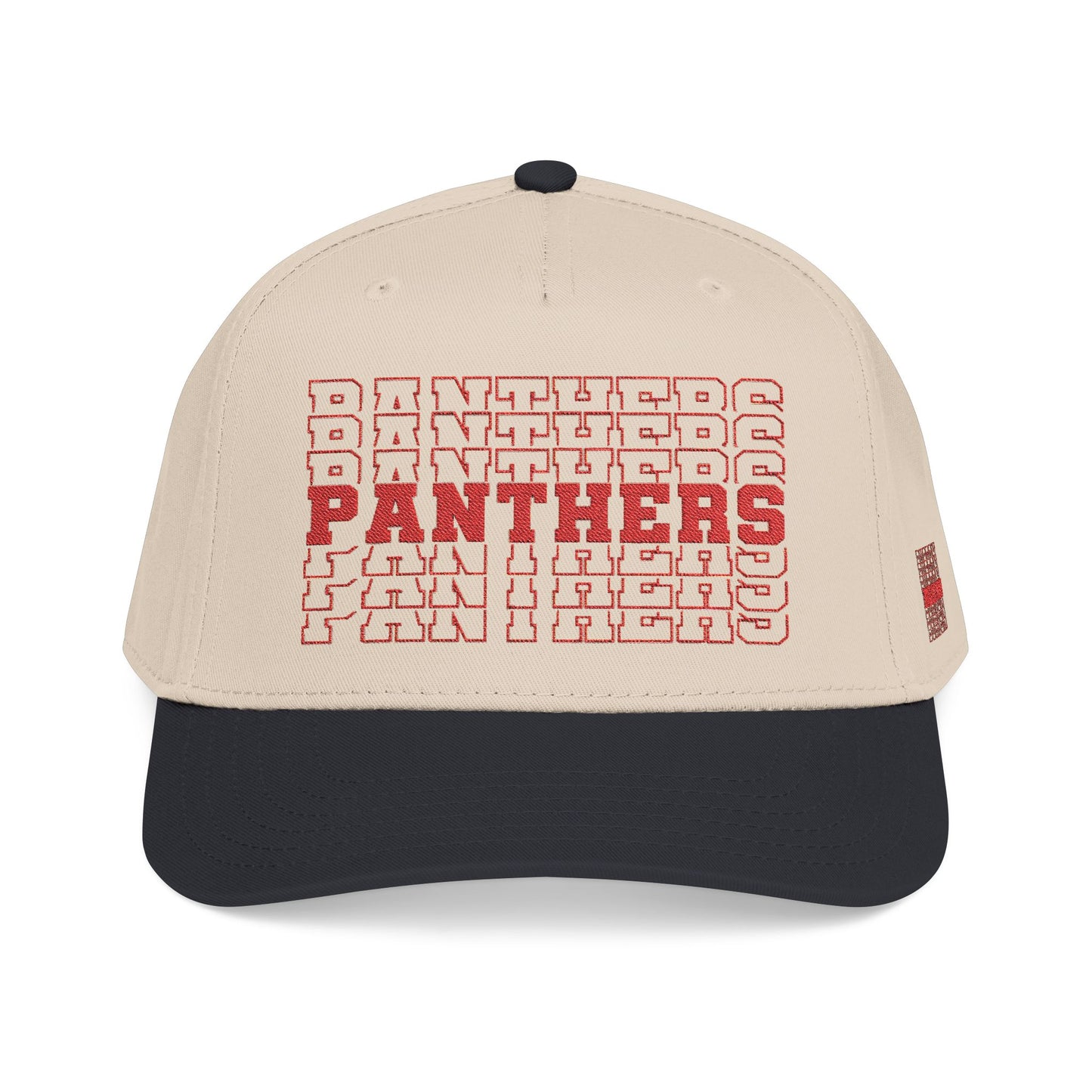Burton Panthers Stacked Letters Mid Profile Baseball Cap