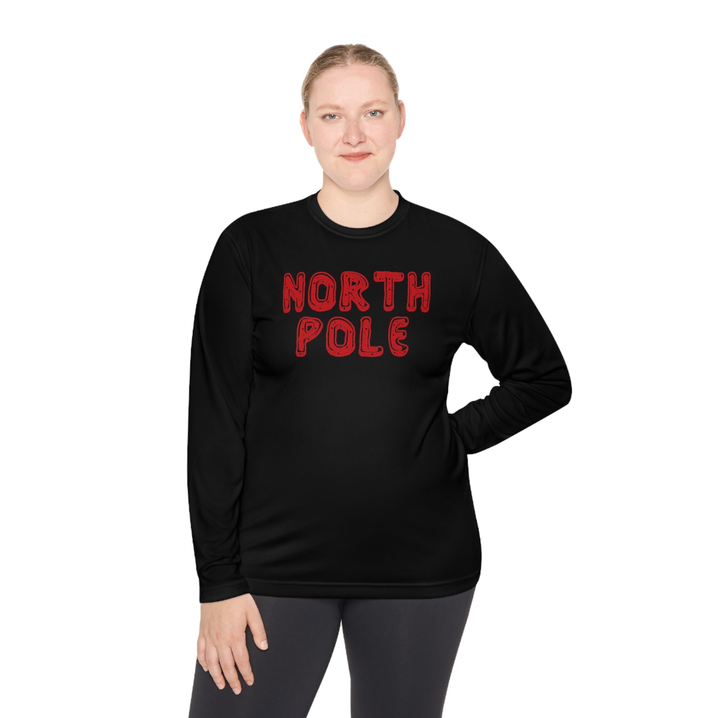 North Pole Adult Long Sleeve Tee