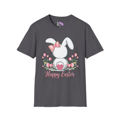 Happy Easter (Bunny Tail) Adult T-shirt