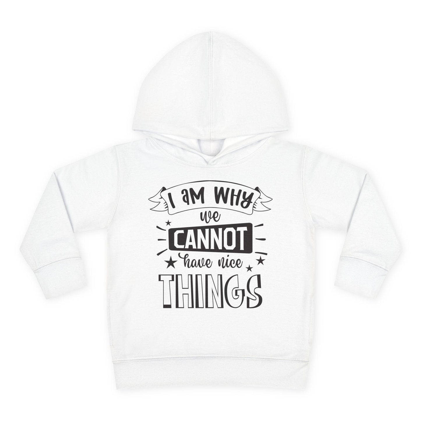 I Am Why We Cannot Have Nice Things Toddler Hoodie