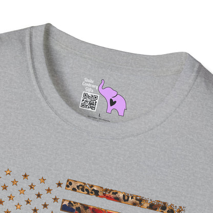 Freedom, Beer & Whiskey, Guns American Flag Adult T-shirt