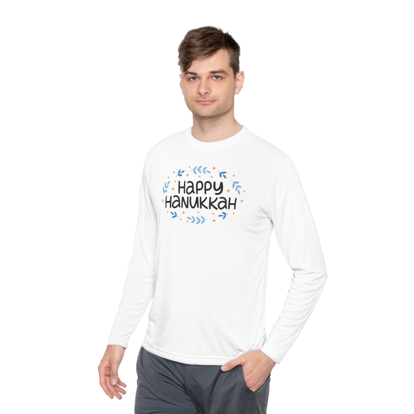 Happy Hanukkah 4 Adult Long Sleeve Tee