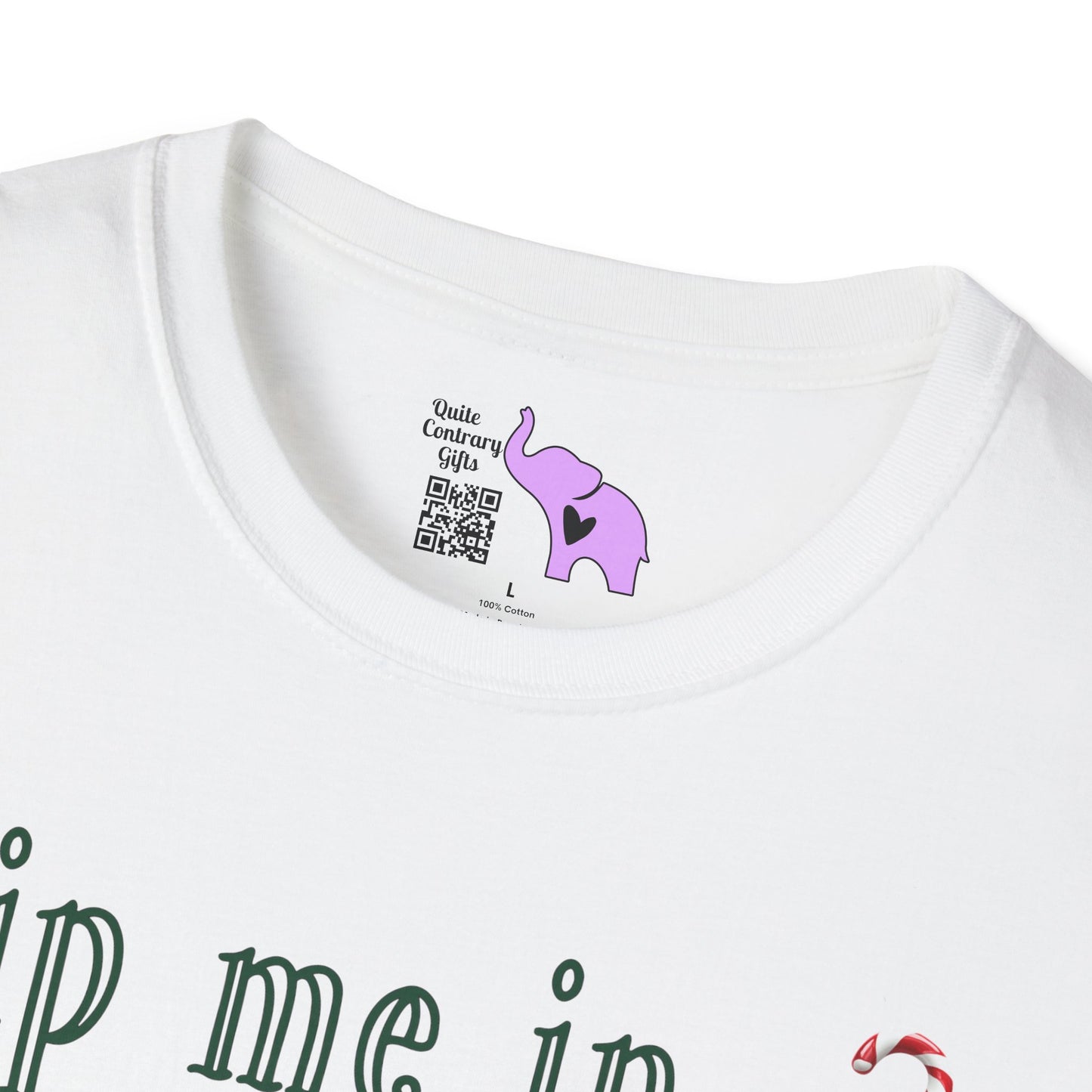 Dip Me in Peppermint & Call Me a Candy Cane Adult T-shirt