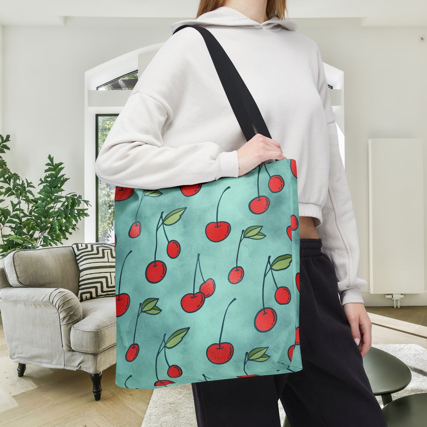 Cherry Jubilee Canvas Tote Bag
