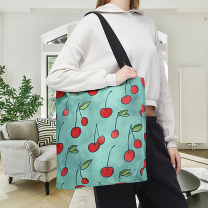 Cherry Jubilee Canvas Tote Bag