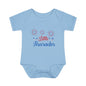 Little Firecracker Baby Rib Bodysuit