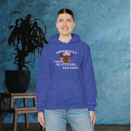 Apparently I Have An Attitude; Who Knew? Heavy Blend™ Hooded Sweatshirt