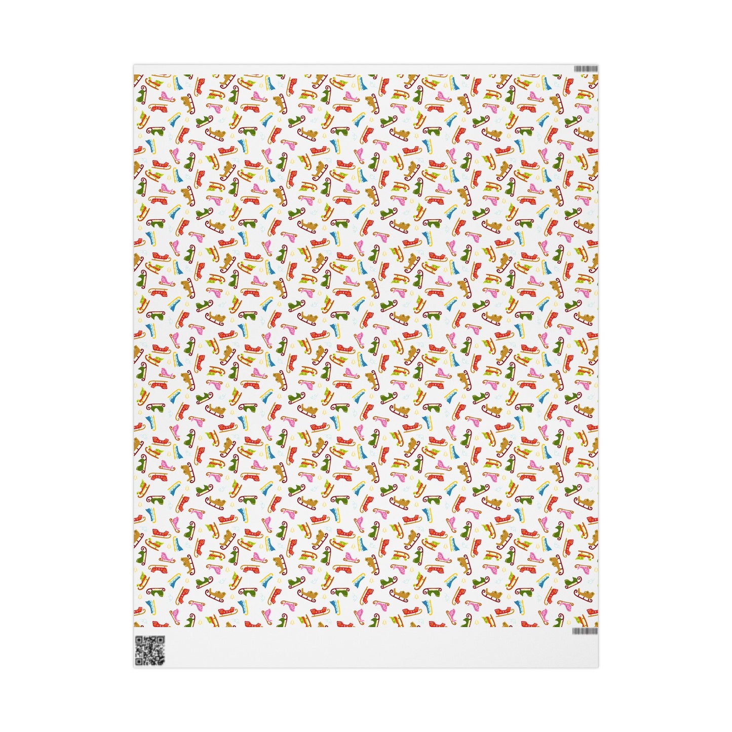 Sleigh Ride Spectacle Wrapping Paper