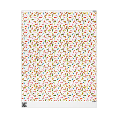 Sleigh Ride Spectacle Wrapping Paper