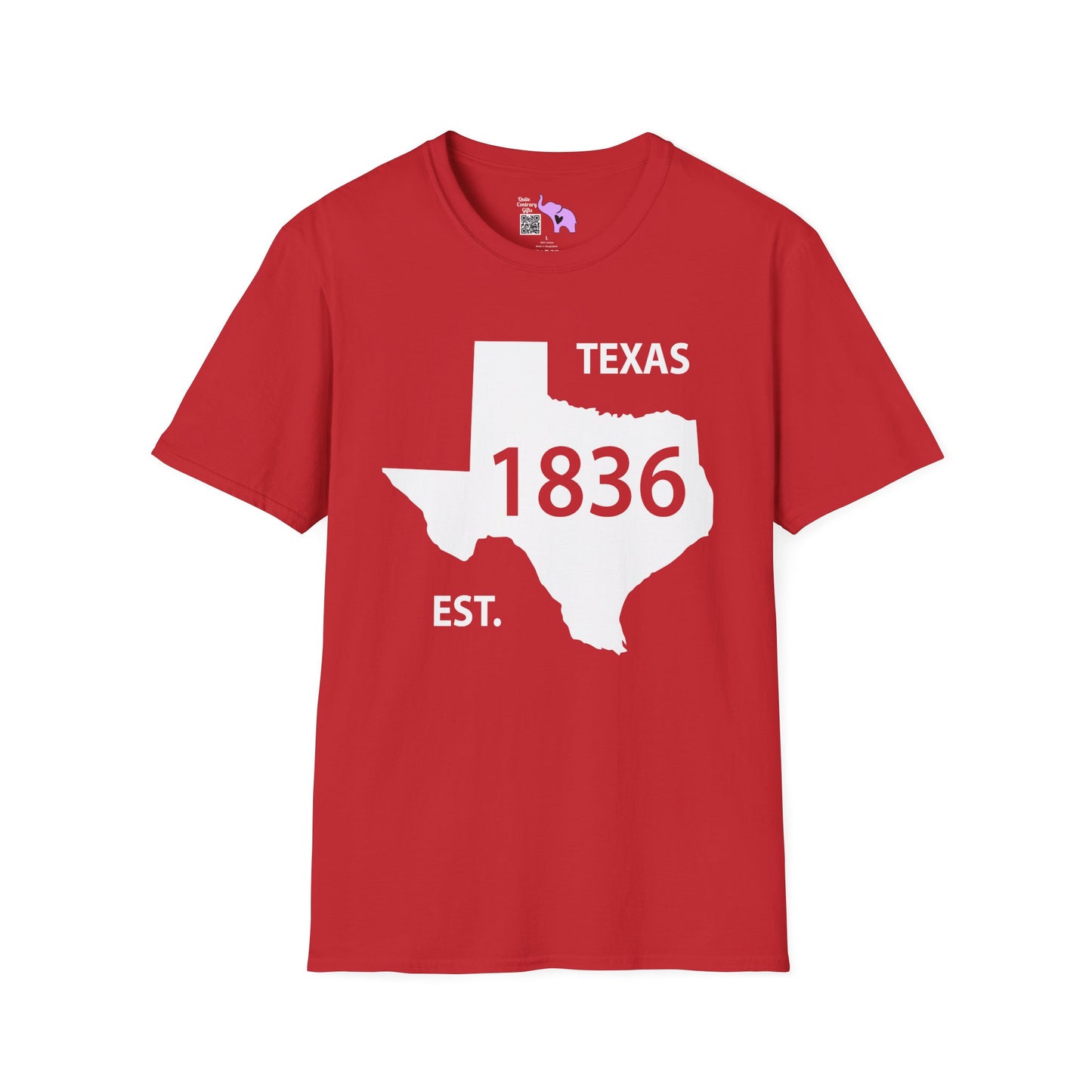Texas Est. 1836 Adult T-shirt