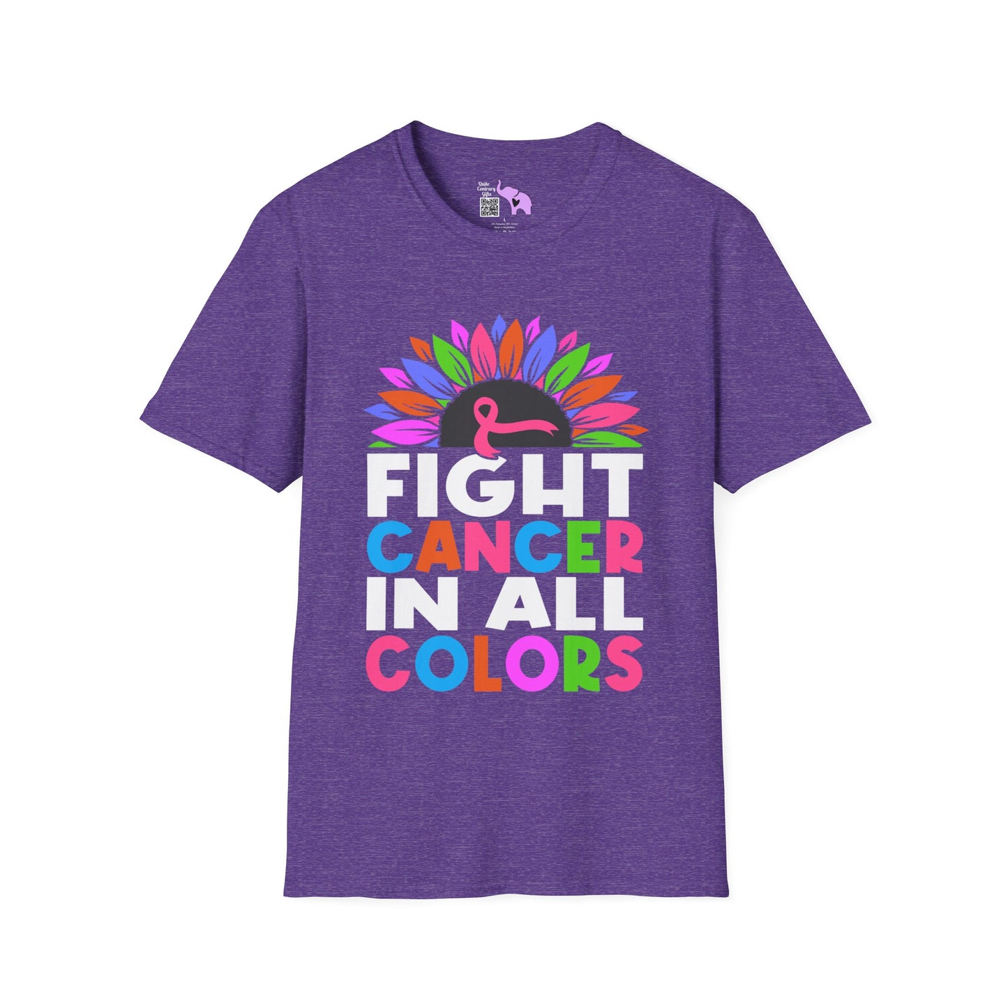 Fight Cancer in All Colors 26 Adult T-shirt