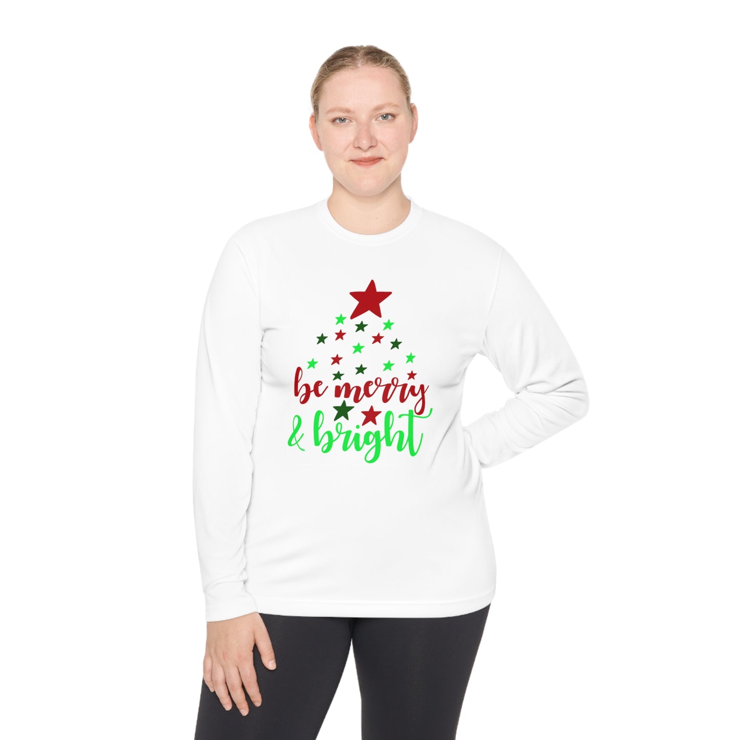 Be Merry & Bright Adult Long Sleeve Tee