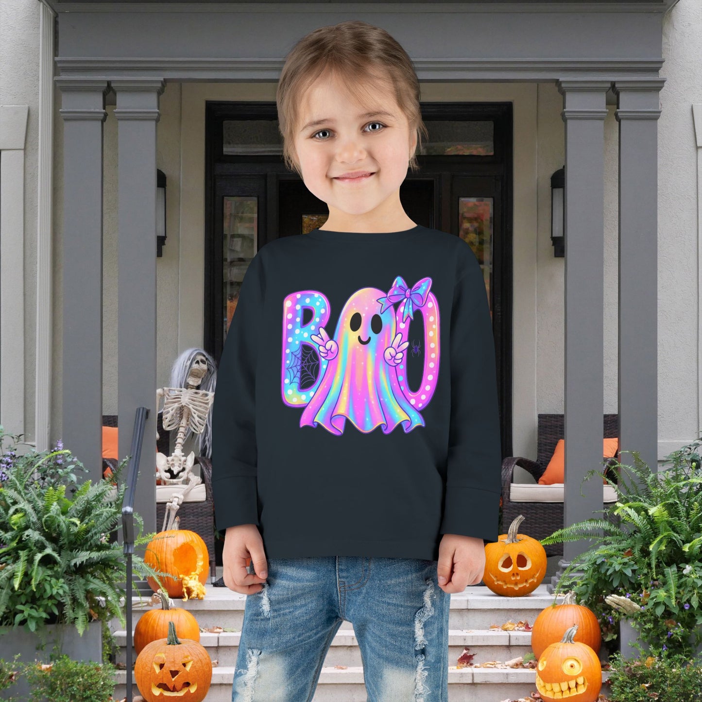 Boo Baby Toddler Long Sleeve Tee