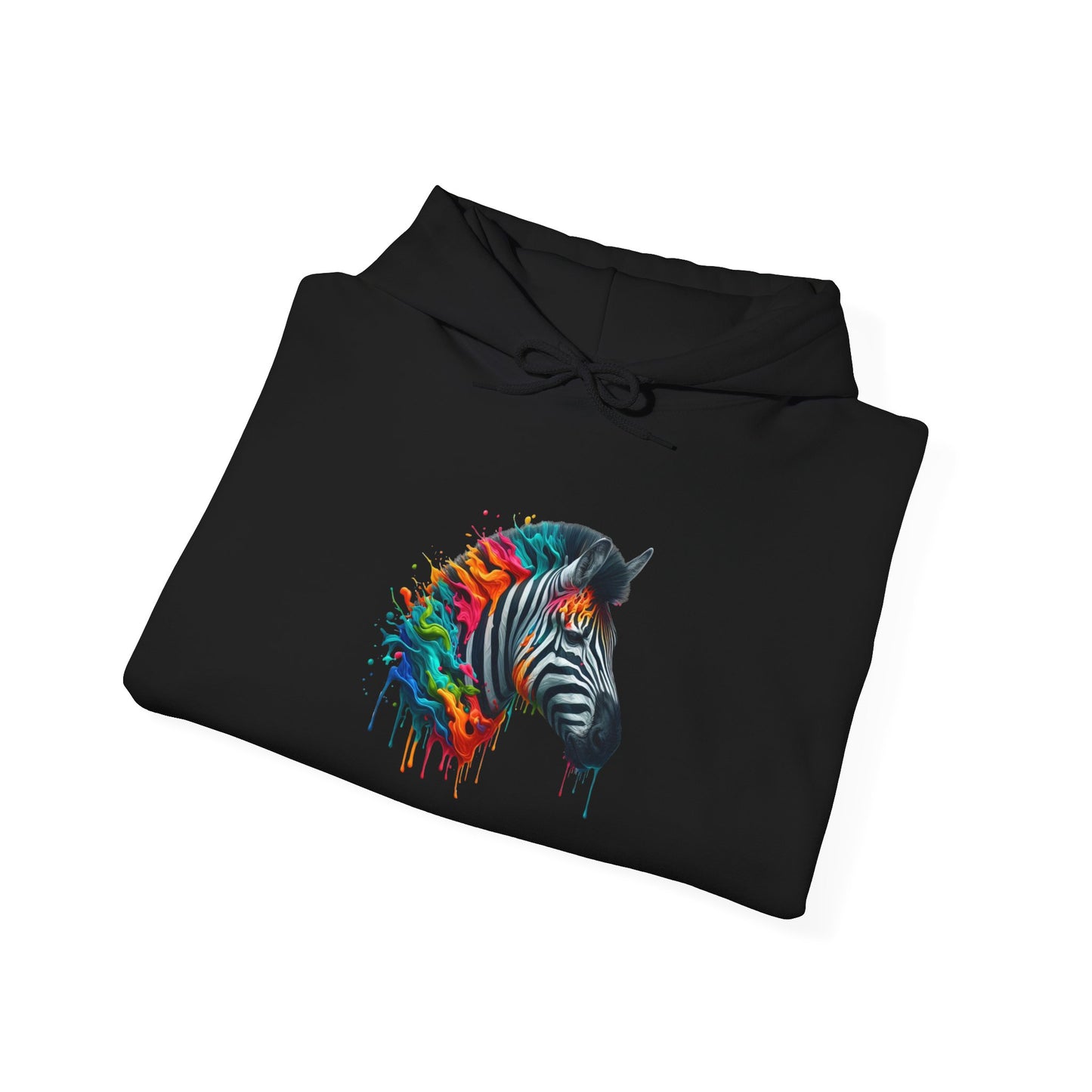 Colorful Zebra Heavy Blend™ Hooded Sweatshirt