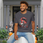 Halloween Graveyard w/Skull Adult T-shirt
