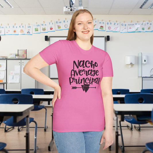 Nacho Average Principal Adult T-shirt