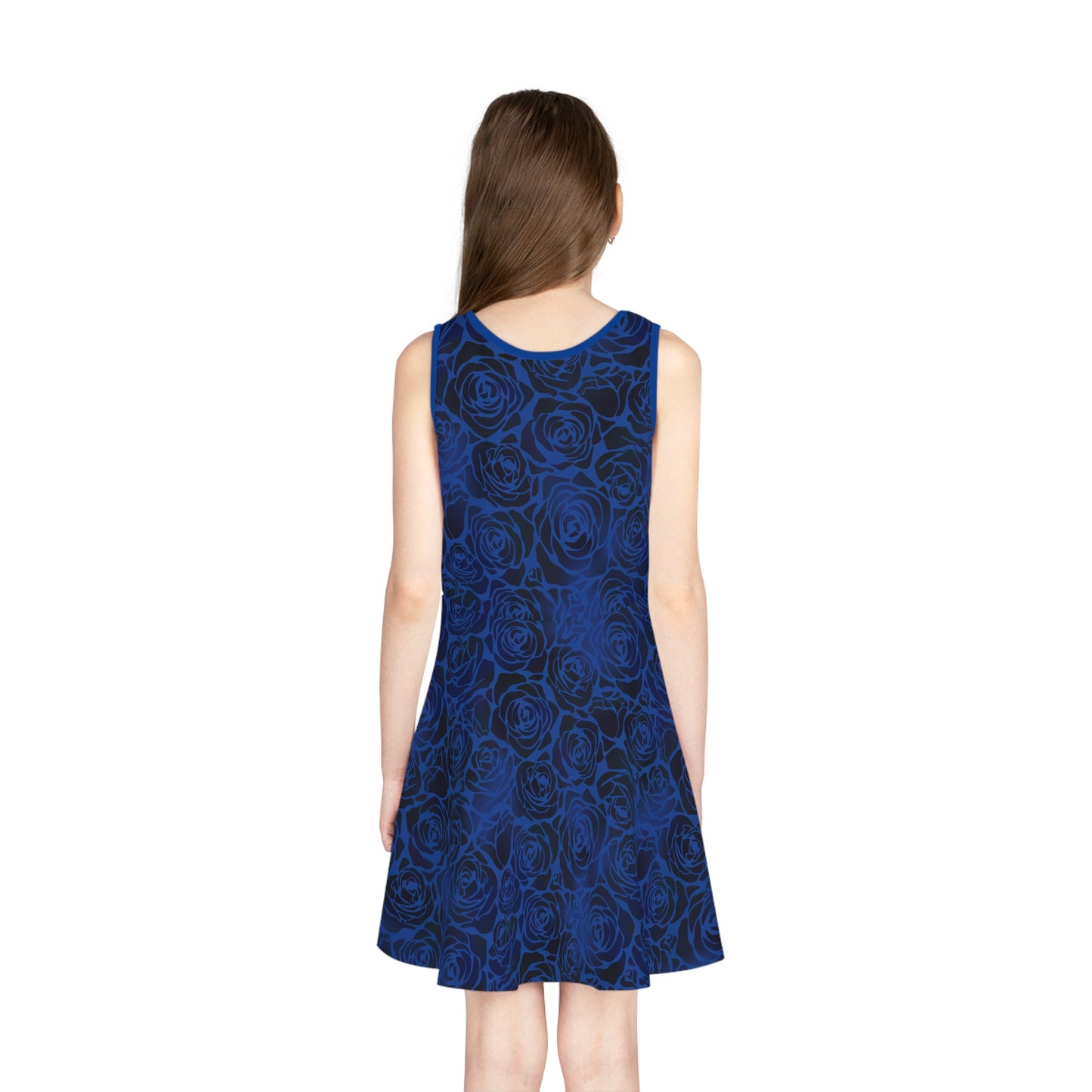 Nocturne Roses Girls' Sleeveless Sundress